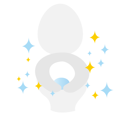 トイレのクリーニング