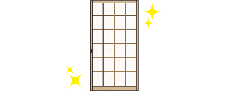 障子の張り替え