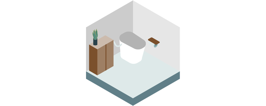 トイレのクッションフロア張替え