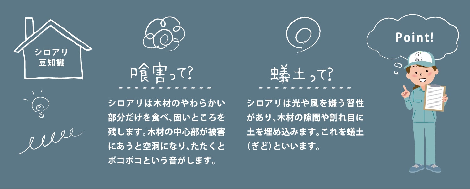 喰害とは?蟻土とは?
