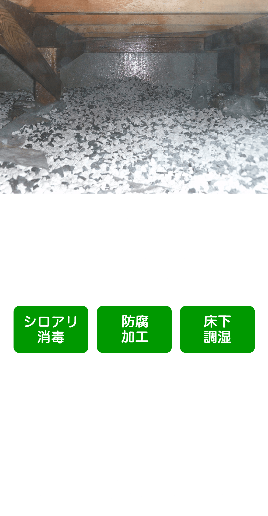 床下の総合保全コース 27,500円(税込)〜